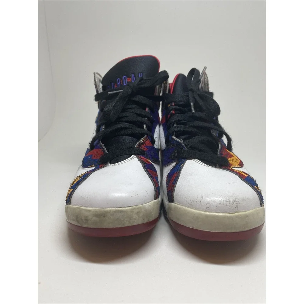 Nike Air Jordan 7 Retro BG Shoes Ugly‎ Sweater Size 6Y 304774-142